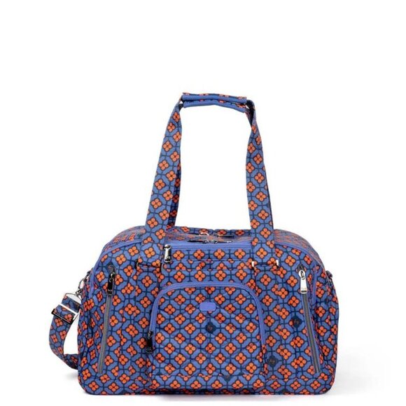 Lug Propeller 2 Overnight Travel Bag Very Berry Blue Orange/Blue - Picture 1 of 15